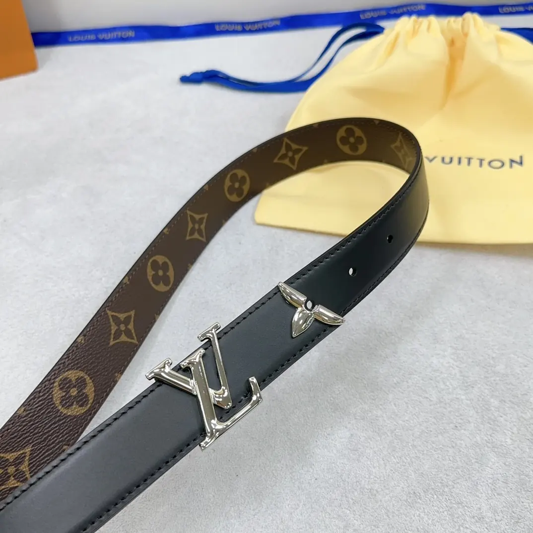 LV Style Leather Women's Belts Lookbook Reference image 4
