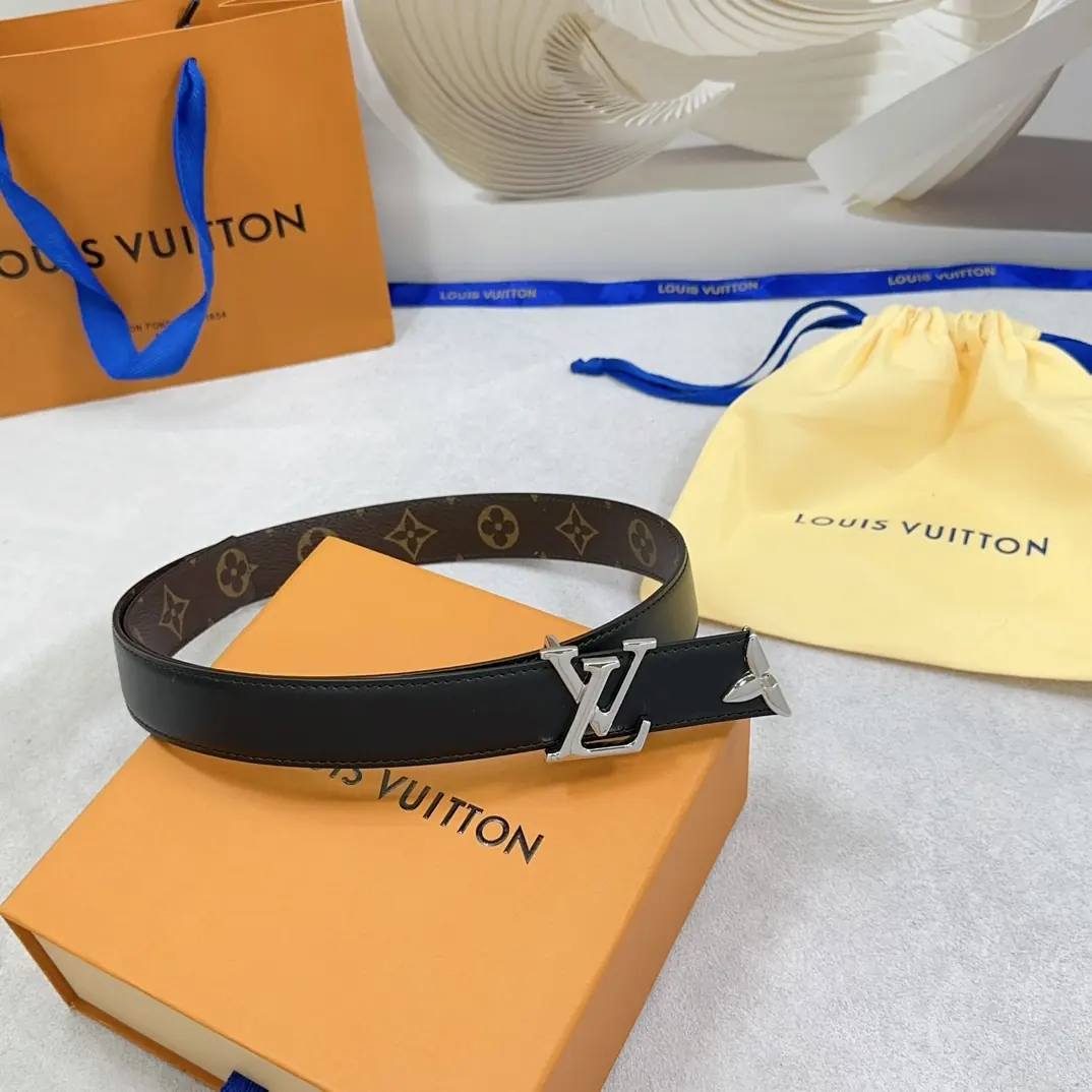 LV Style Leather Women's Belts Lookbook Reference image 5