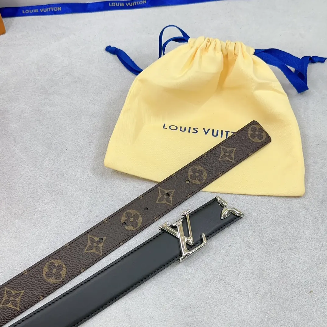 LV Style Leather Women's Belts Lookbook Reference image 6