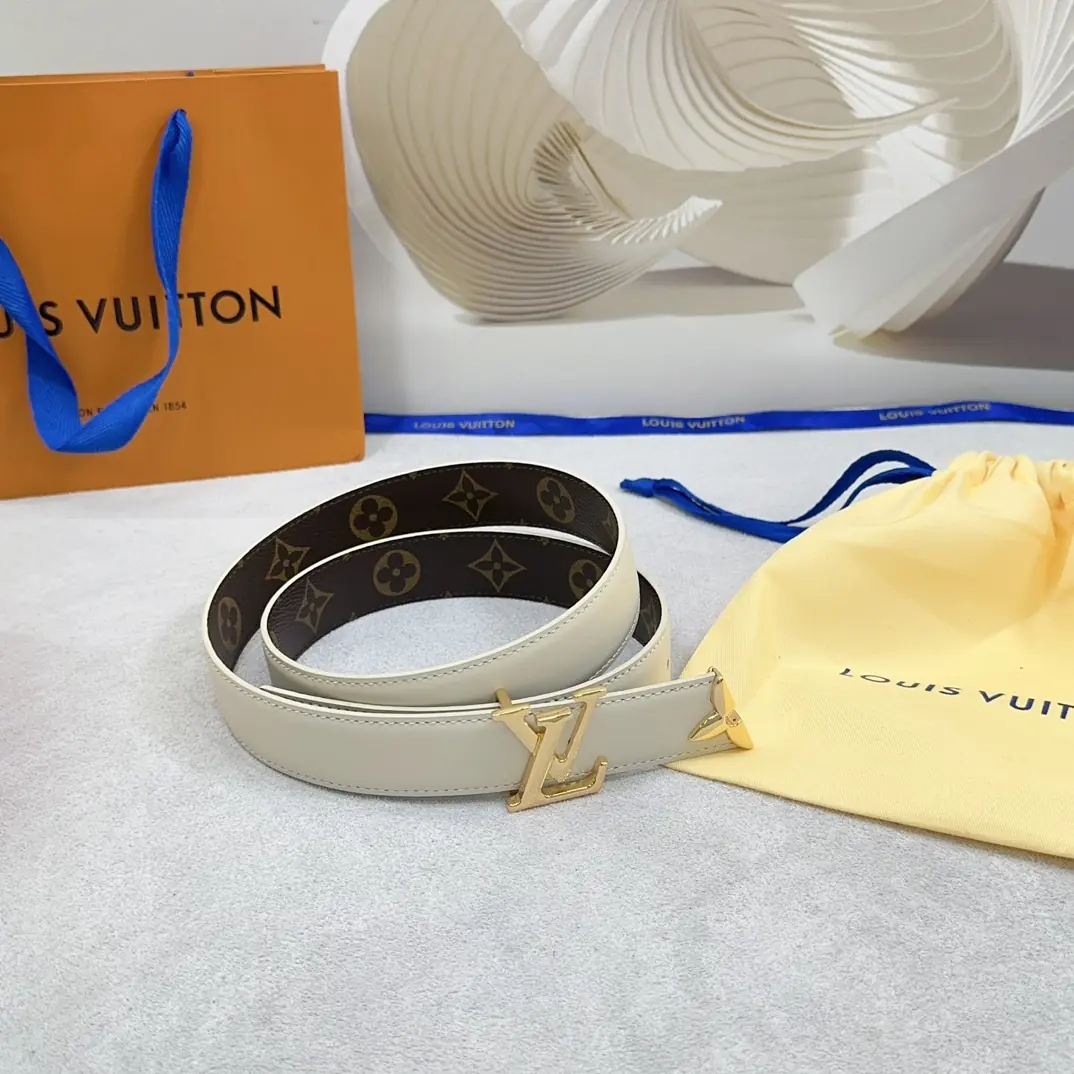 LV Style Leather Women's Belts Lookbook Reference image 2