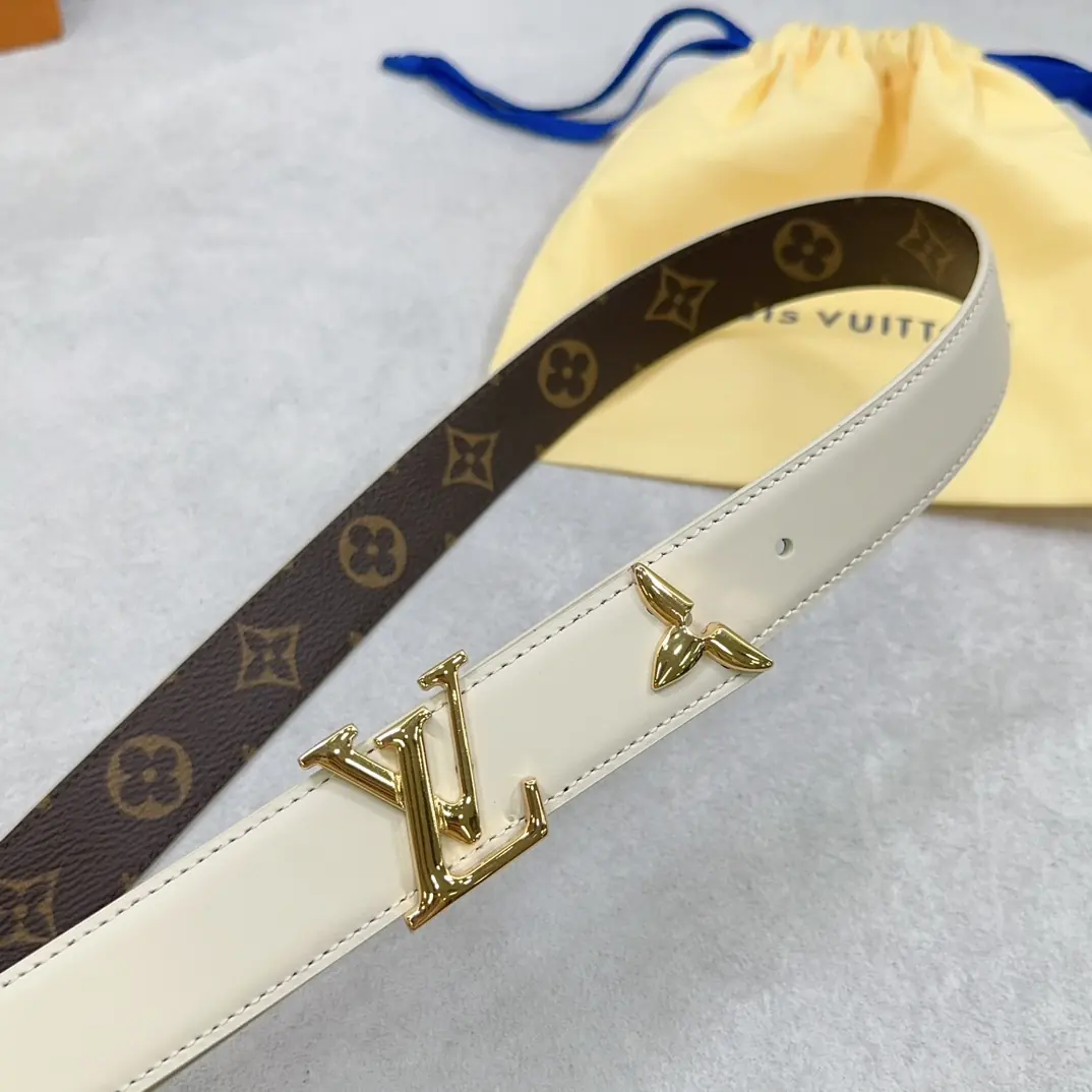 LV Style Leather Women's Belts Lookbook Reference image 3