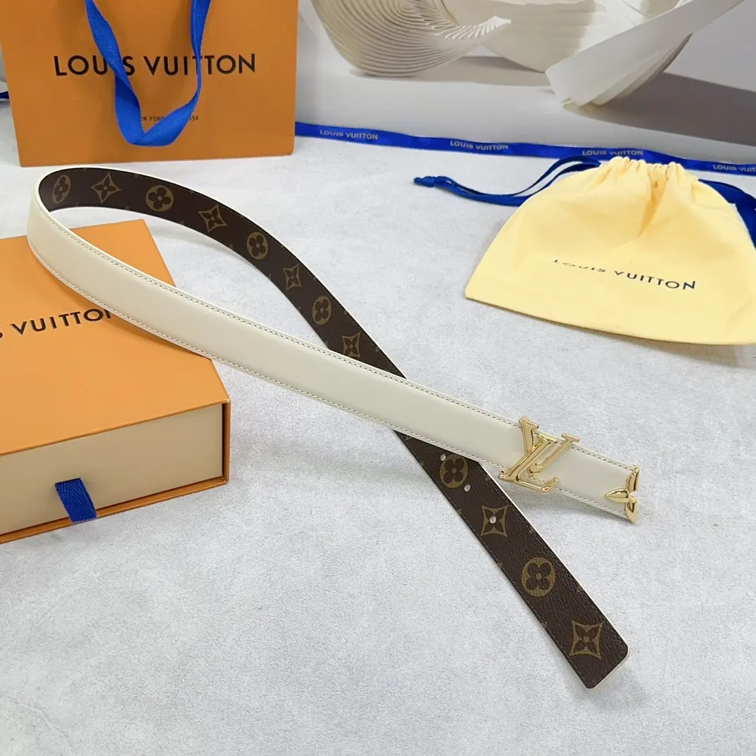 LV Style Leather Women's Belts Lookbook Reference image 5