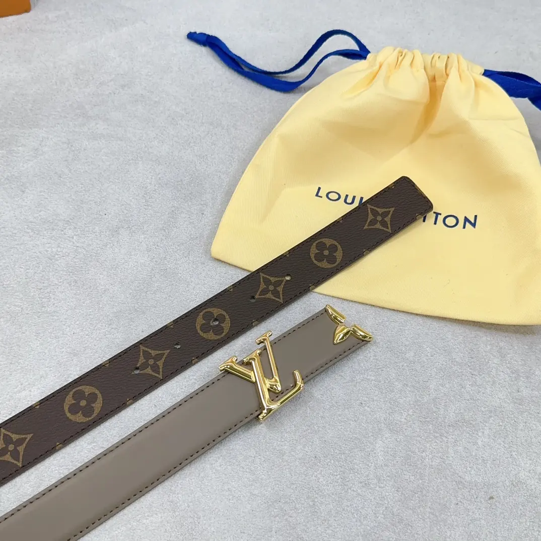 LV Style Leather Women's Belts Lookbook Reference image 6