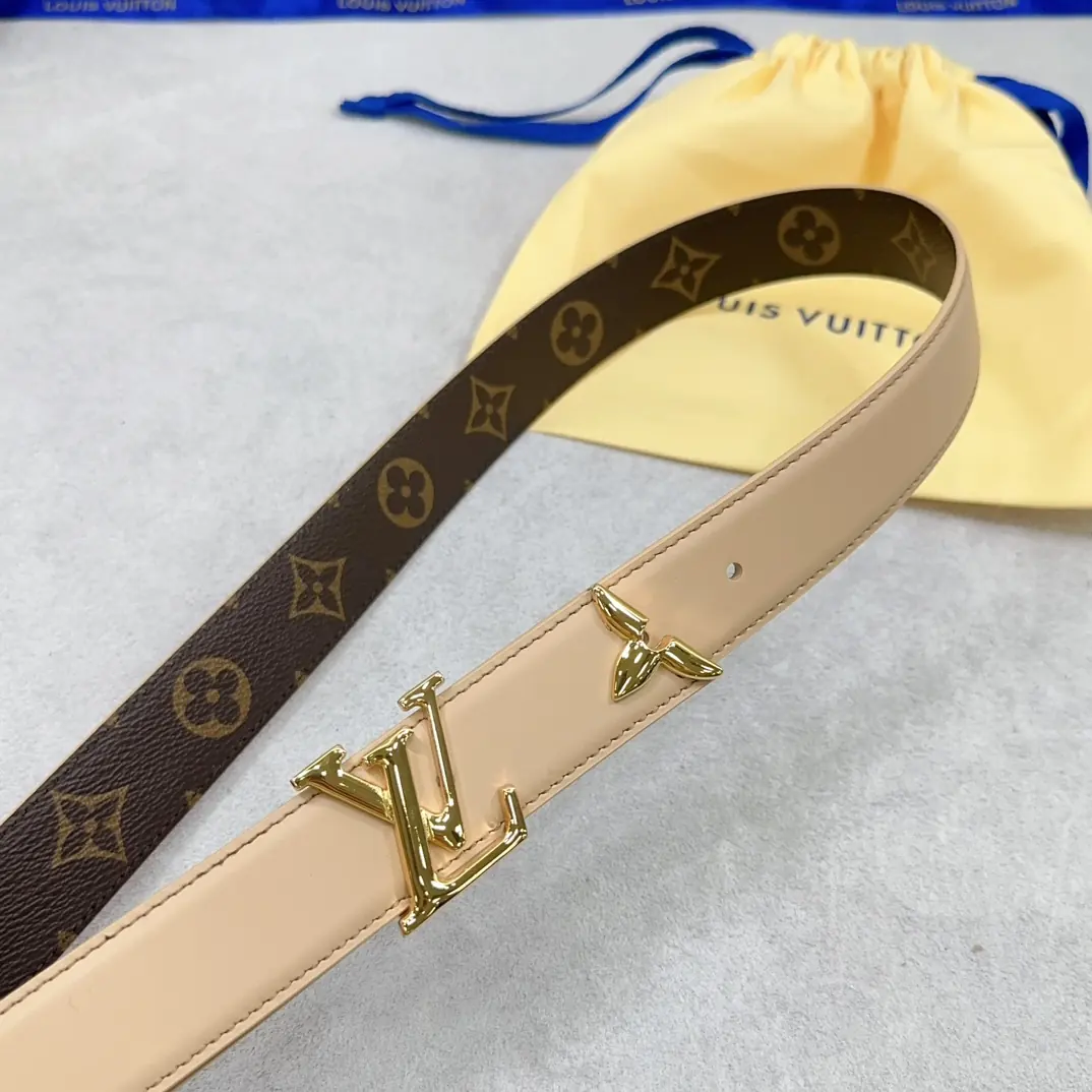 LV Style Leather Women's Belts Lookbook Reference image 5