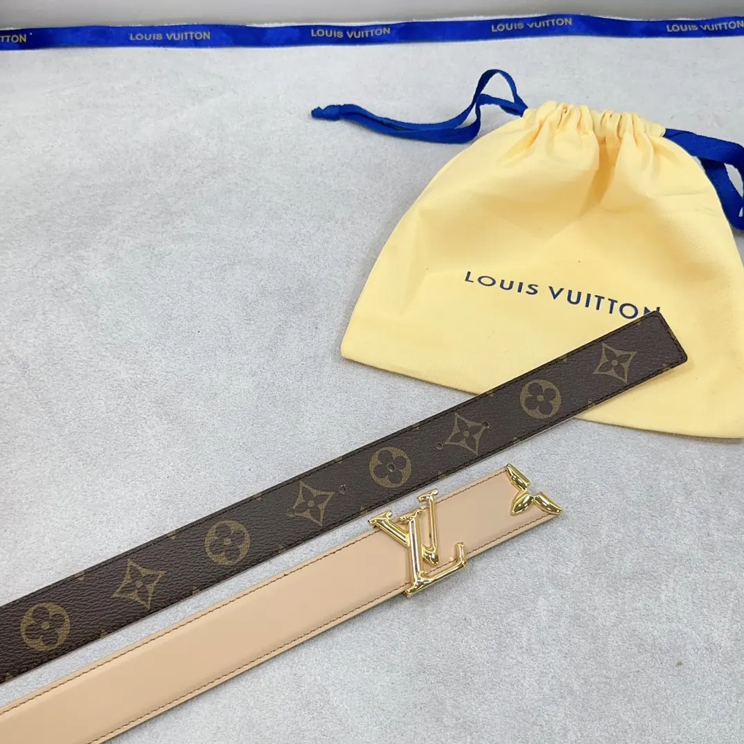 LV Style Leather Women's Belts Lookbook Reference image 6