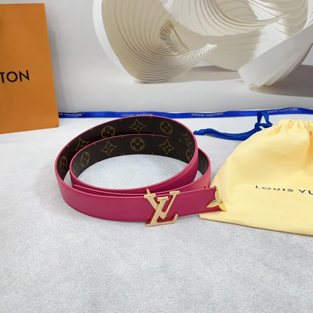 LV Style Leather Women's Belts Lookbook Reference image 2