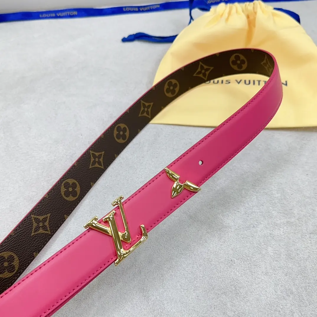 LV Style Leather Women's Belts Lookbook Reference image 3