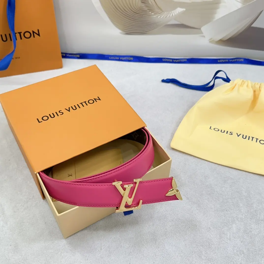 LV Style Leather Women's Belts Lookbook Reference image 6
