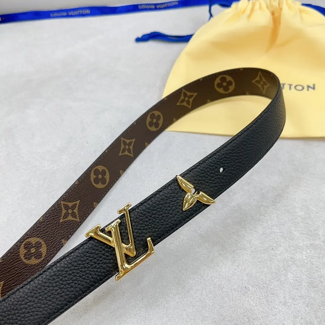 LV Style Leather Women's Belts Lookbook Reference image 3