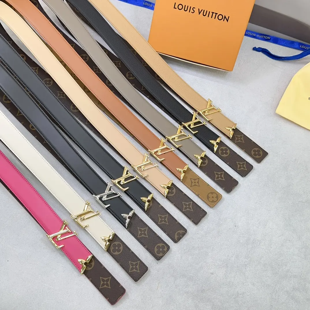 LV Style Leather Women's Belts Lookbook Reference image 1