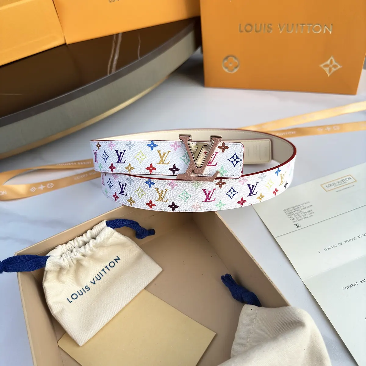 LV Style Leather Women's Belts Lookbook Reference image 2