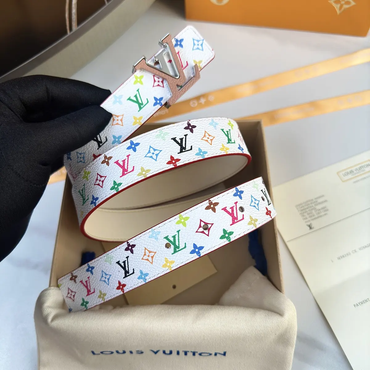 LV Style Leather Women's Belts Lookbook Reference image 1
