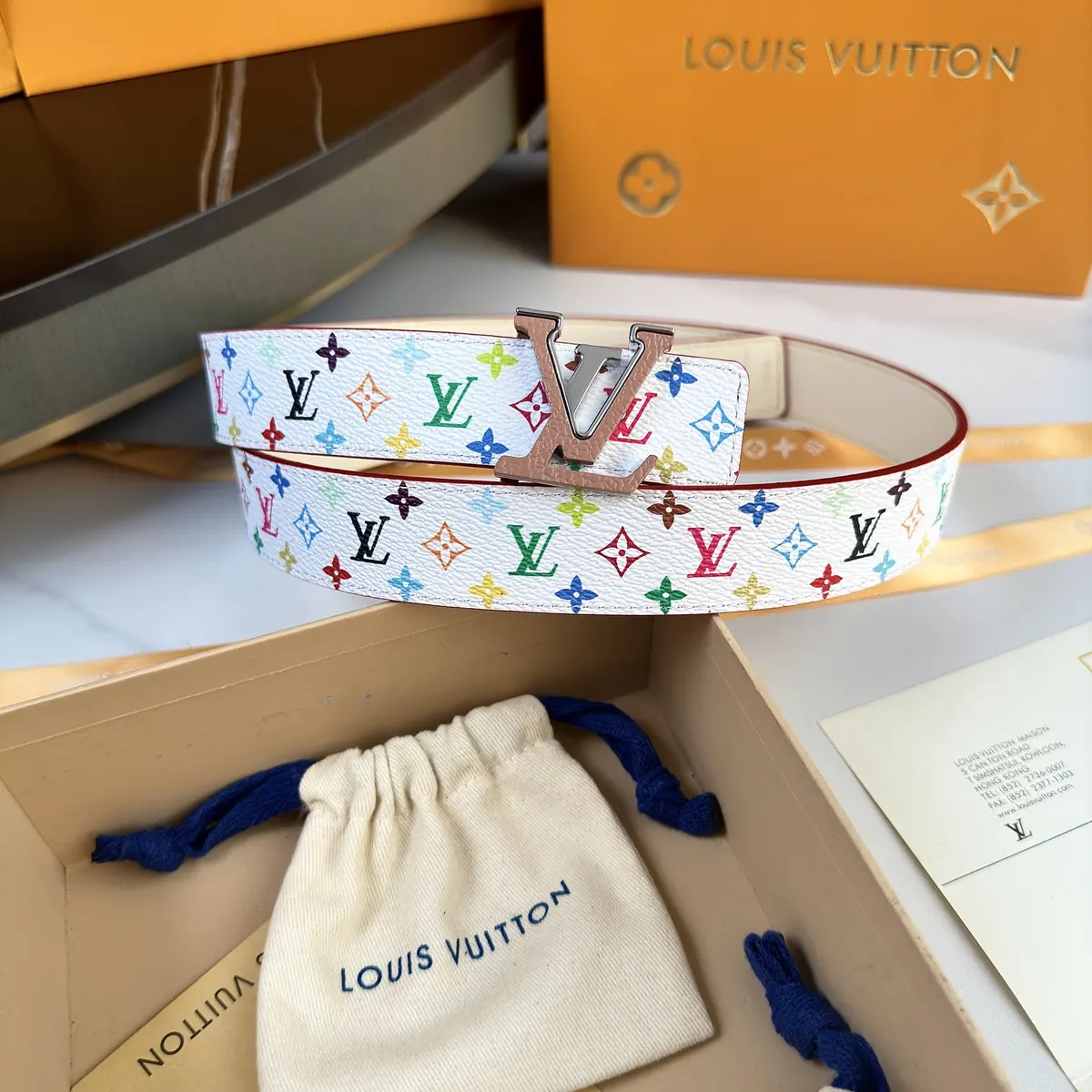 LV Style Leather Women's Belts Lookbook Reference image 2