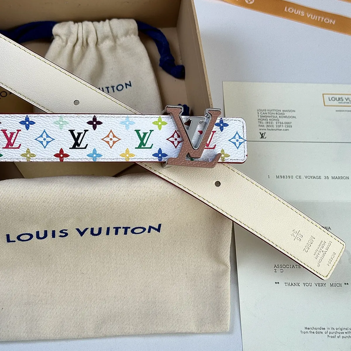 LV Style Leather Women's Belts Lookbook Reference image 6