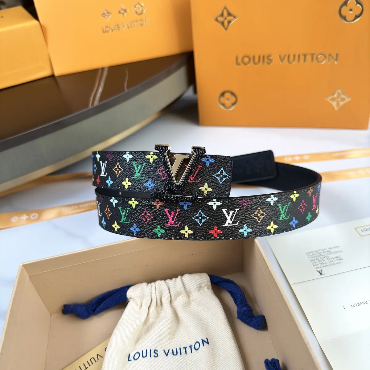 LV Style Leather Women's Belts Lookbook Reference image 2