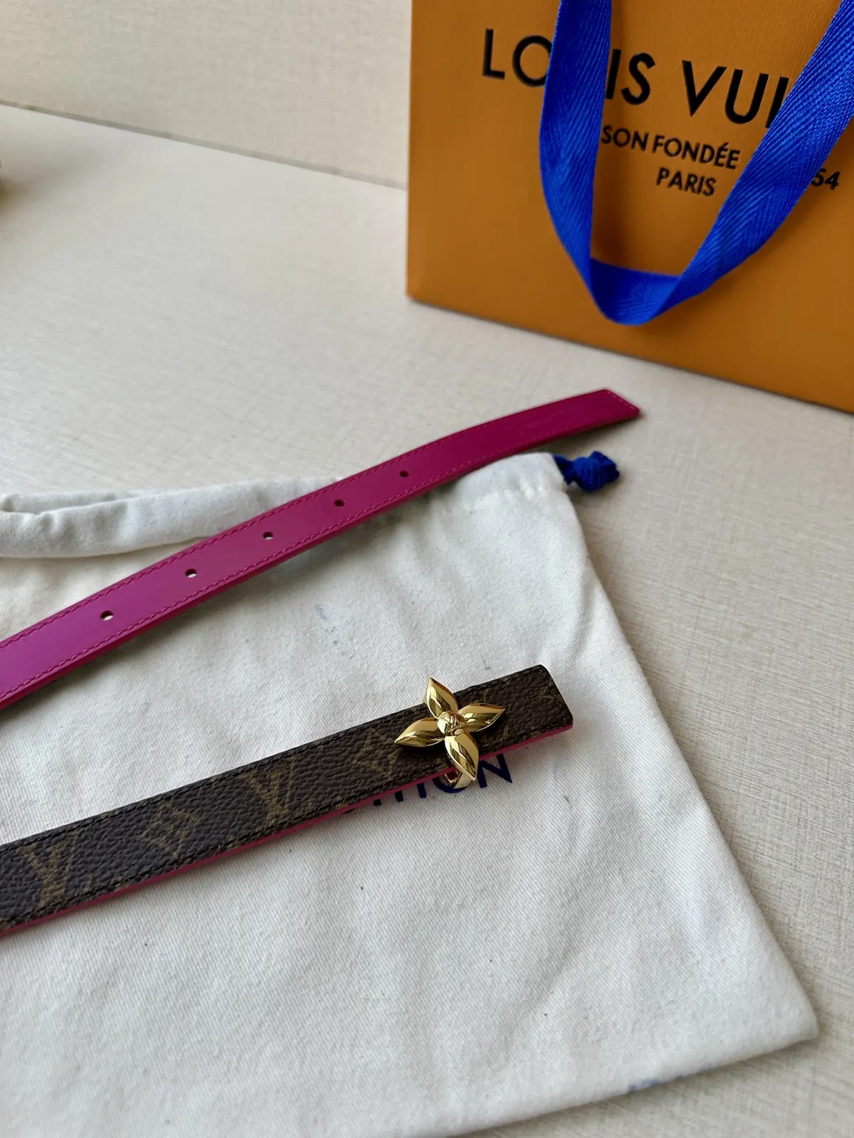 LV Style Leather Women's Belts Lookbook Reference image 3