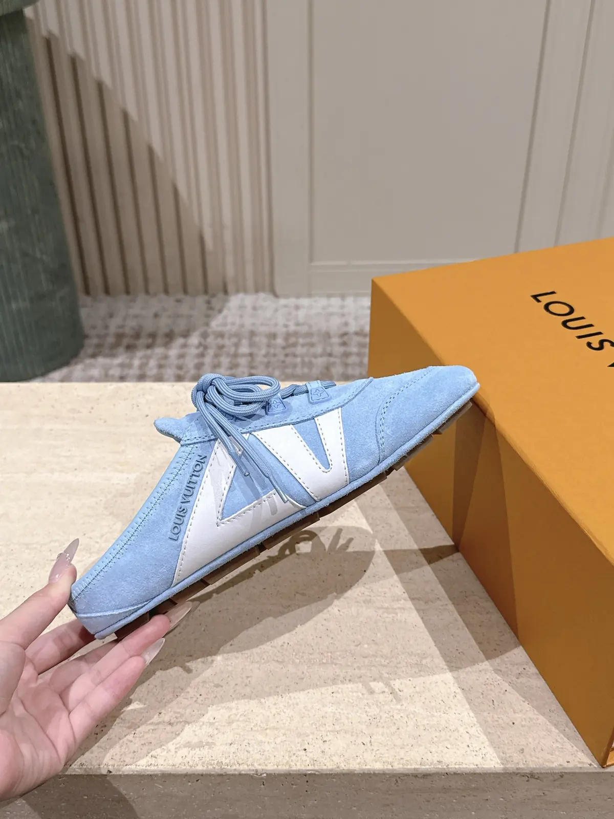 LV Style Leather Women's Shoes Lookbook Reference image 5