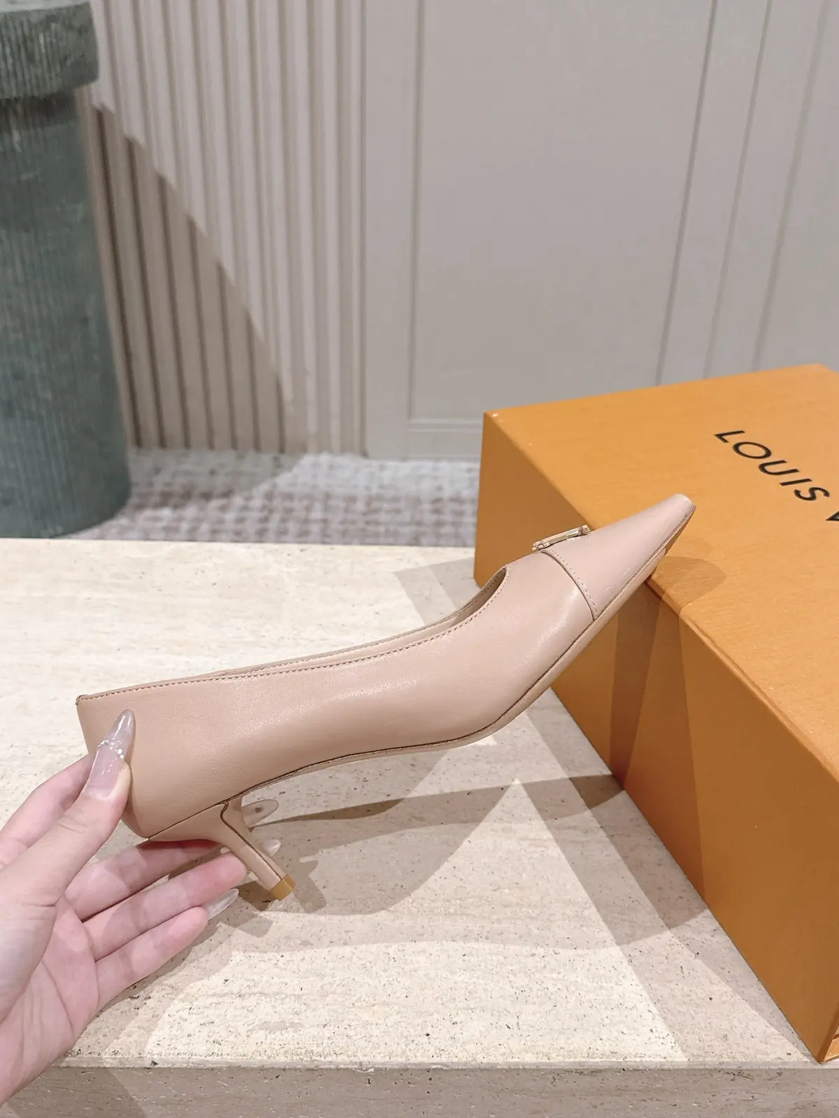 LV Style Leather Women's Shoes Lookbook Reference image 5