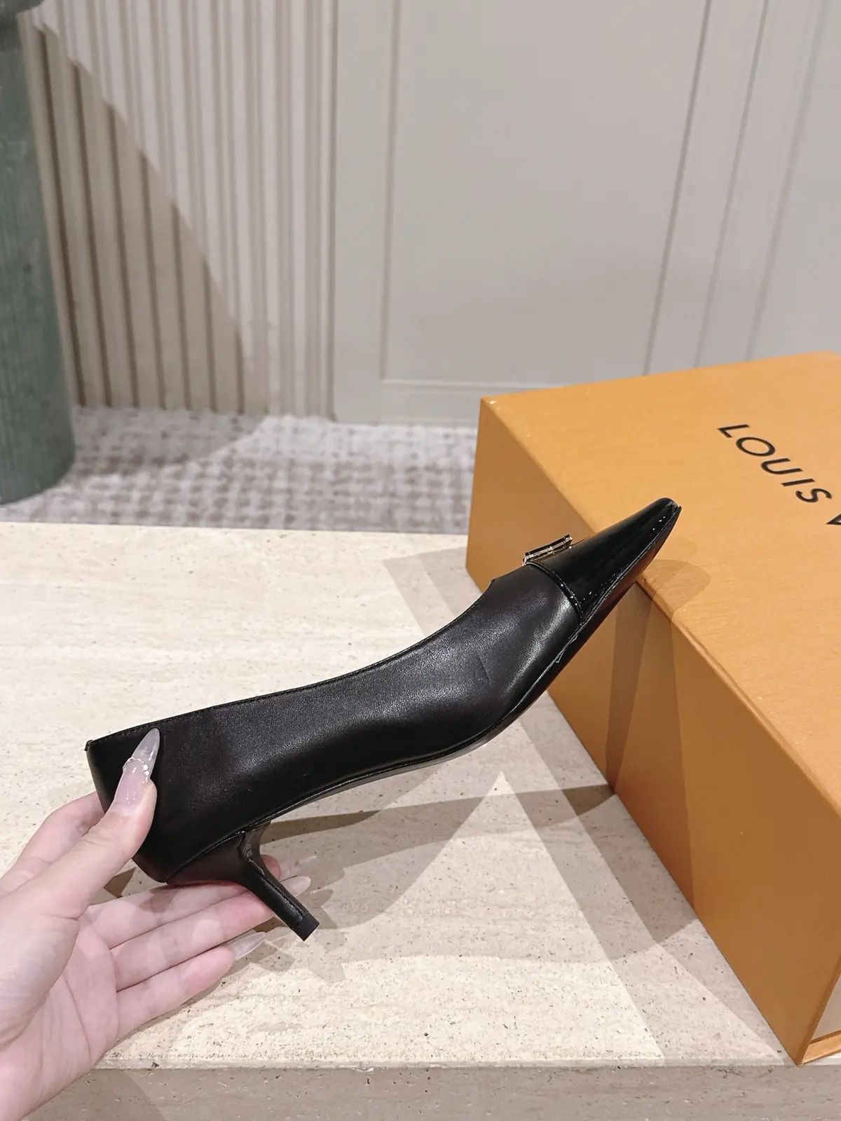LV Style Leather Women's Shoes Lookbook Reference image 5