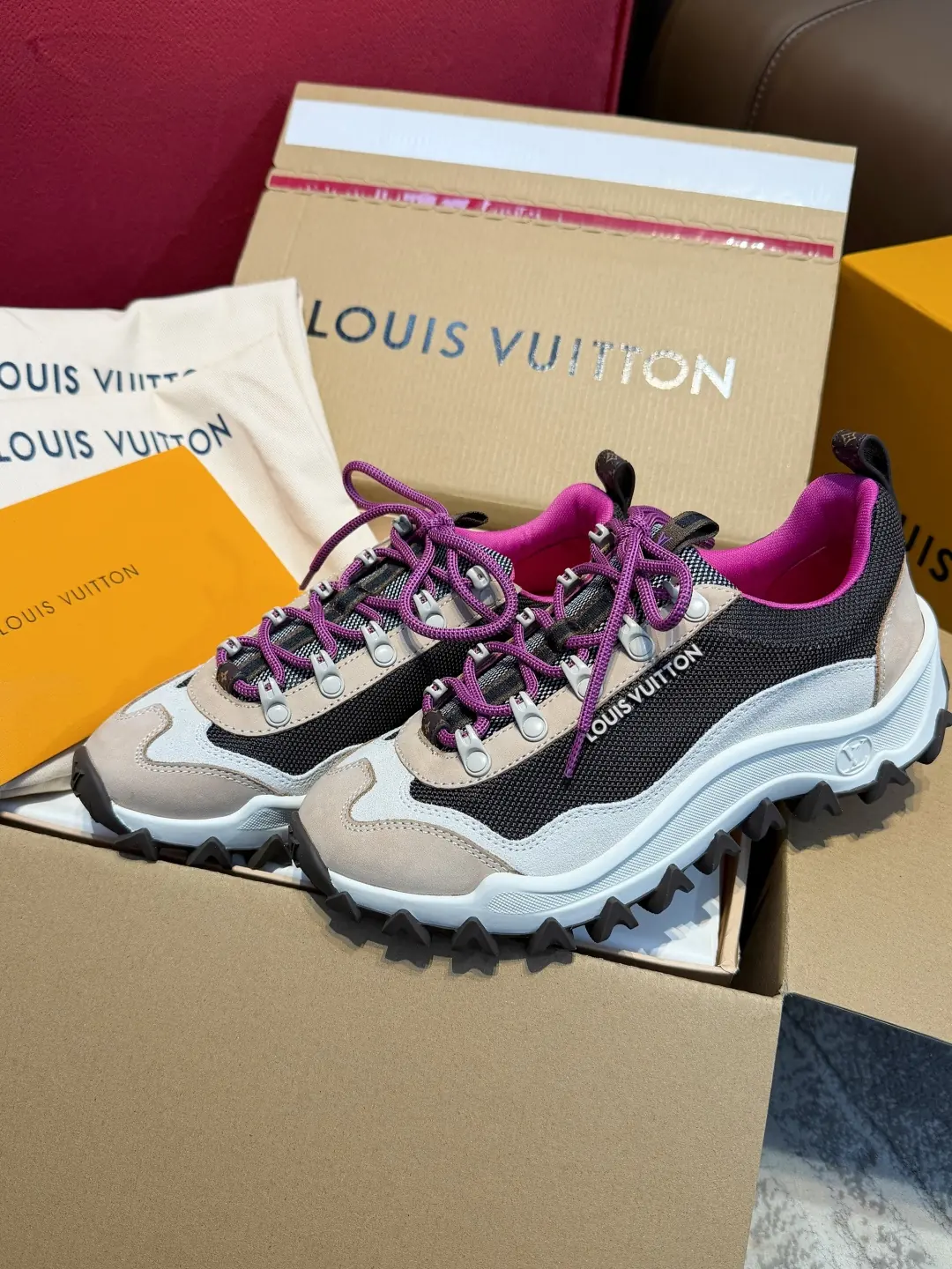 LV Style Leather Women's Shoes Lookbook Reference image 4