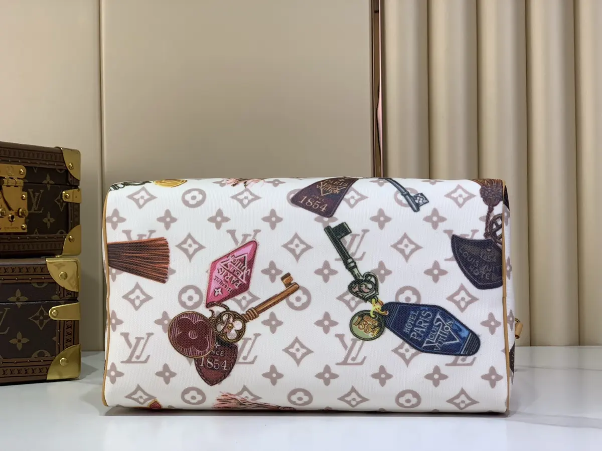 LV Style White Canvas Bag Lookbook Reference image 4