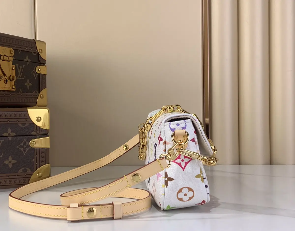 LV Style White Canvas Top Handle Bag Lookbook Reference image 2