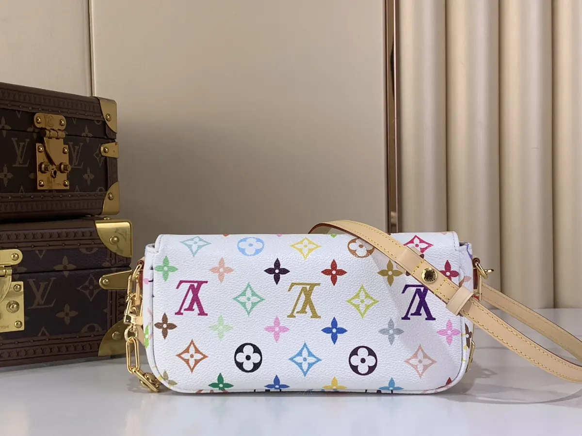 LV Style White Canvas Top Handle Bag Lookbook Reference image 3
