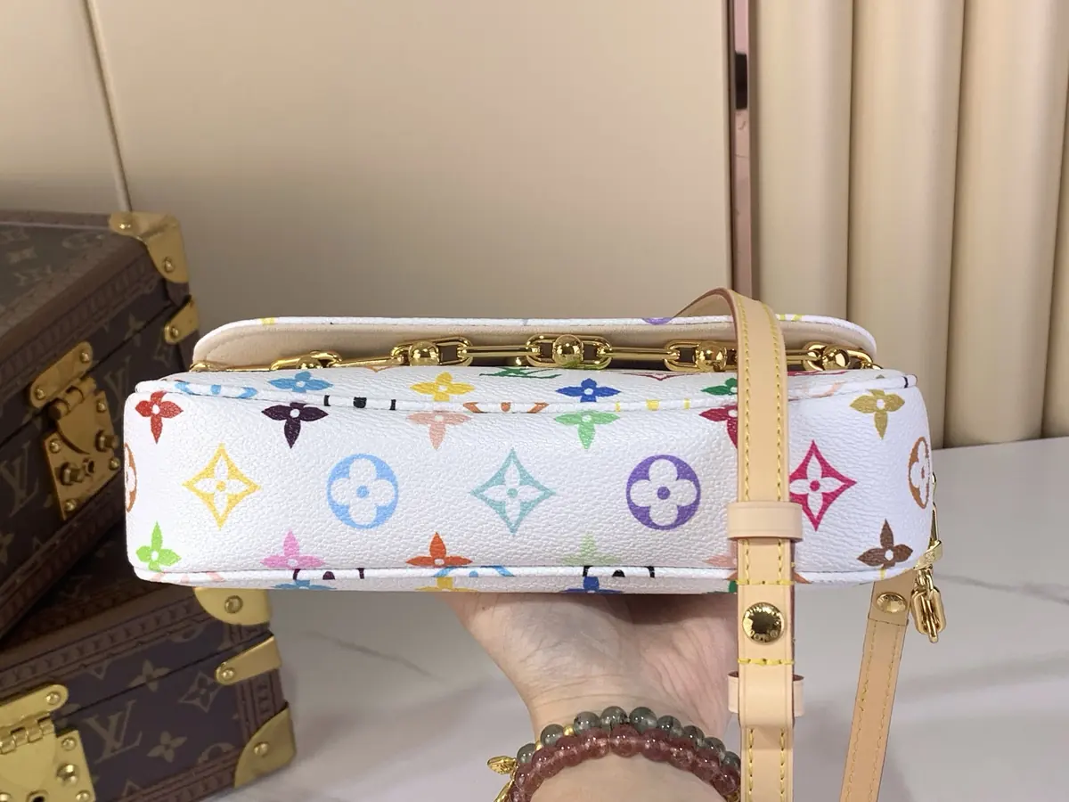 LV Style White Canvas Top Handle Bag Lookbook Reference image 4