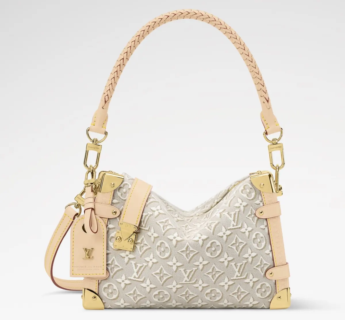 LV Style White Canvas Top Handle Bag style reference detail image 1 from source 787721