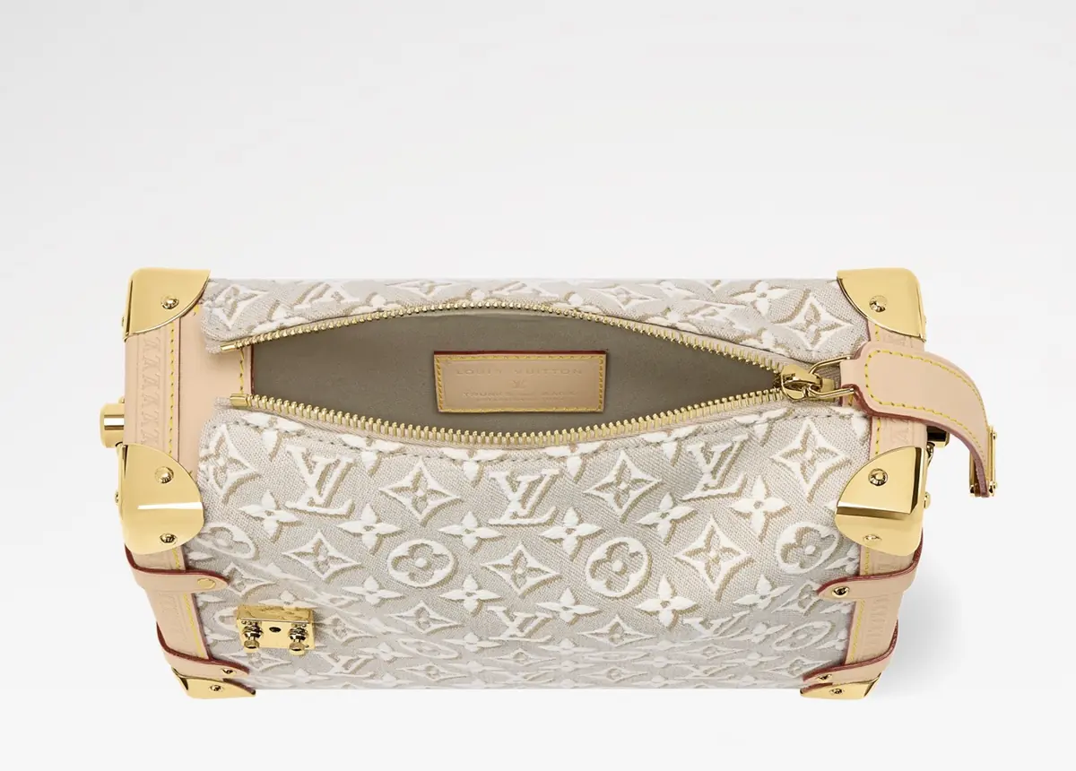LV Style White Canvas Top Handle Bag style reference detail image 4 from source 787721