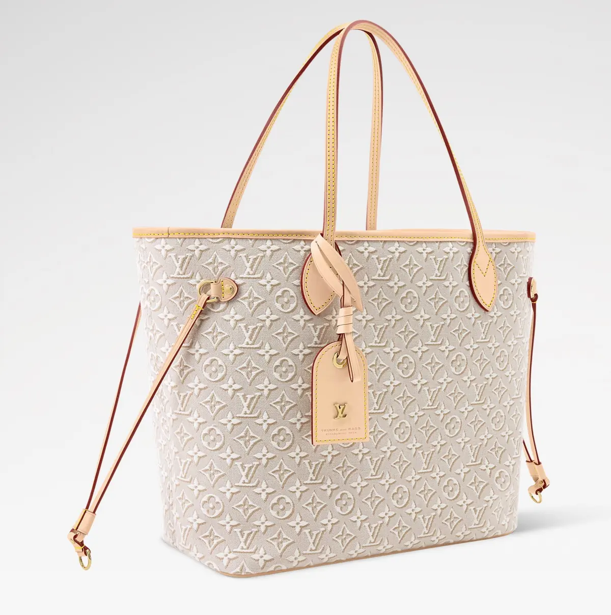 LV Style White Canvas Top Handle Bag style reference detail image 2 from source 787722