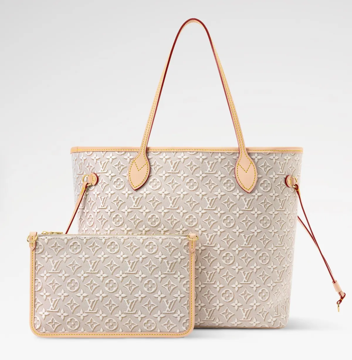 LV Style White Canvas Top Handle Bag style reference detail image 5 from source 787722