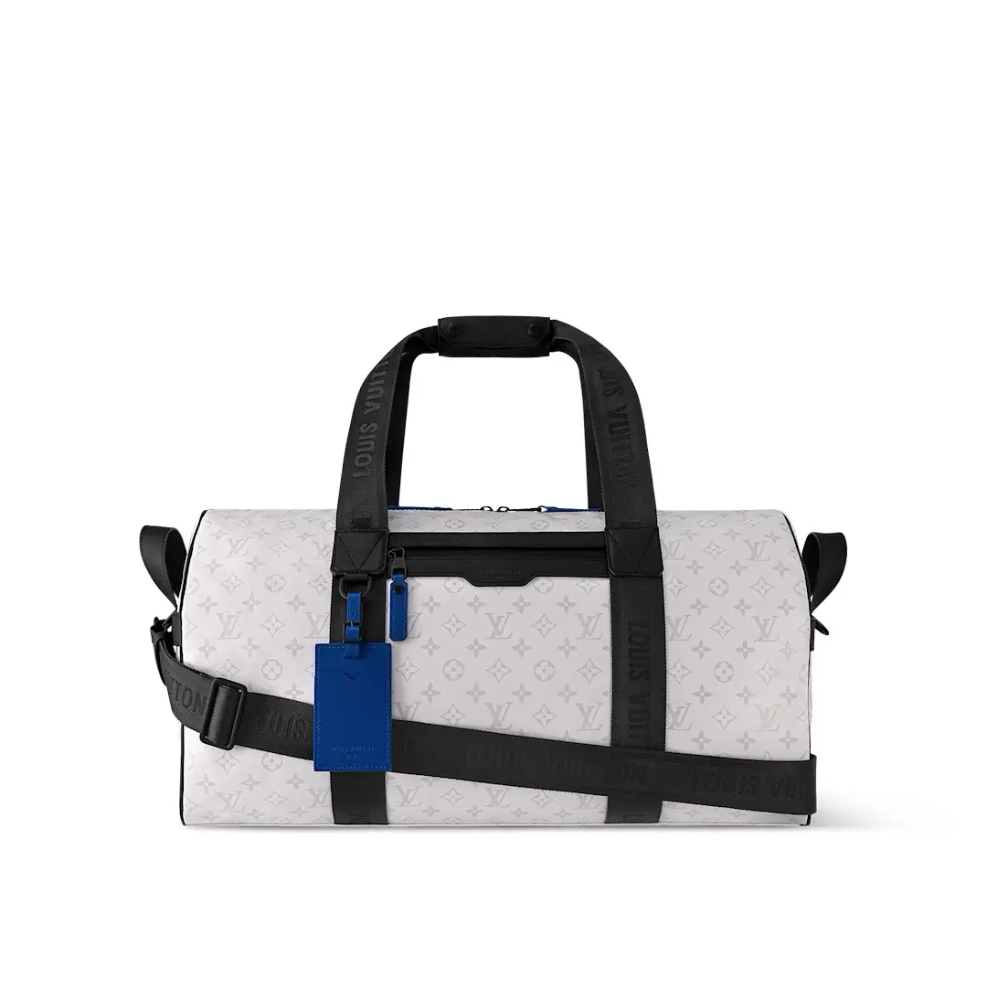 LV Style White Canvas Travel Bag style reference detail image 1 from source 787673