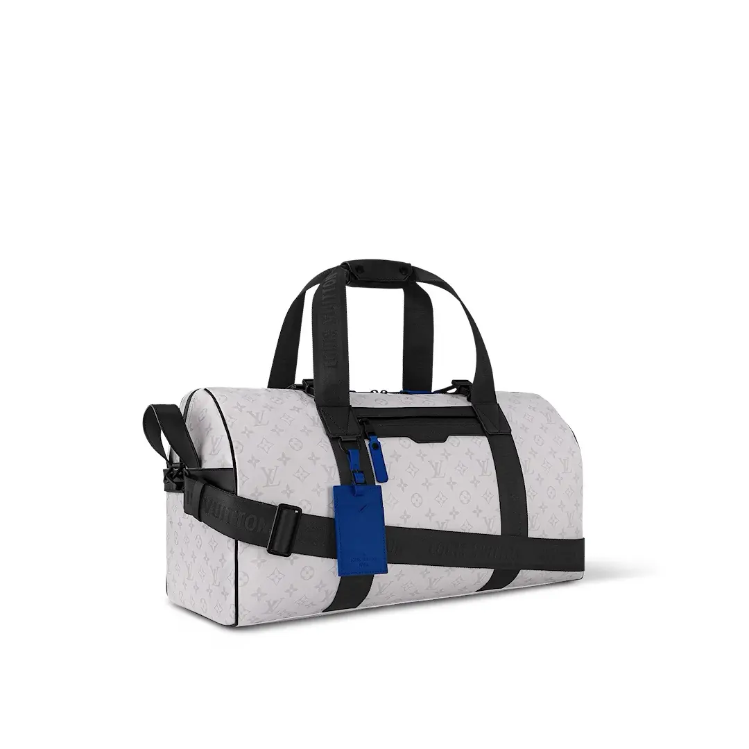 LV Style White Canvas Travel Bag style reference detail image 3 from source 787673
