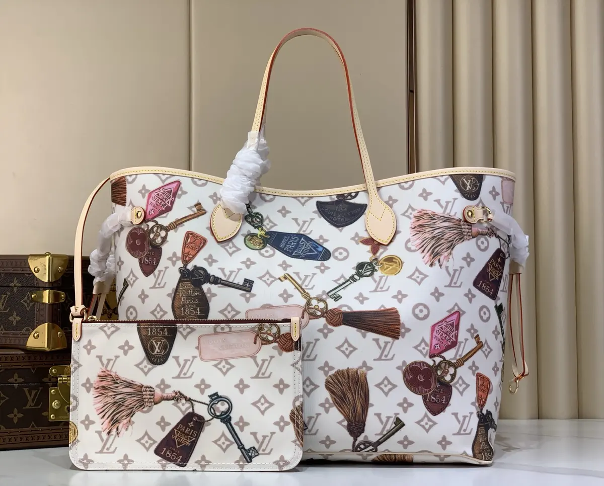 LV Style White Leather Bag Lookbook Reference image 1