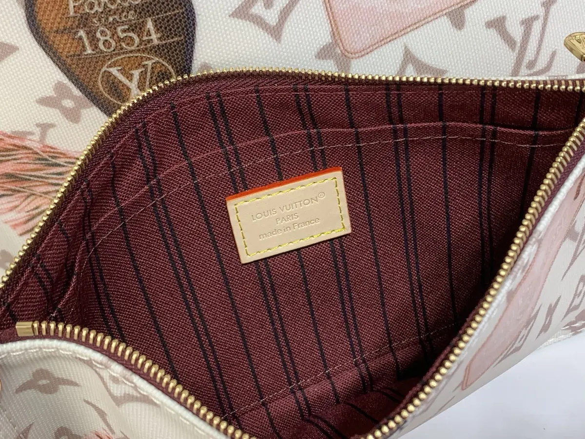 LV Style White Leather Bag Lookbook Reference image 5