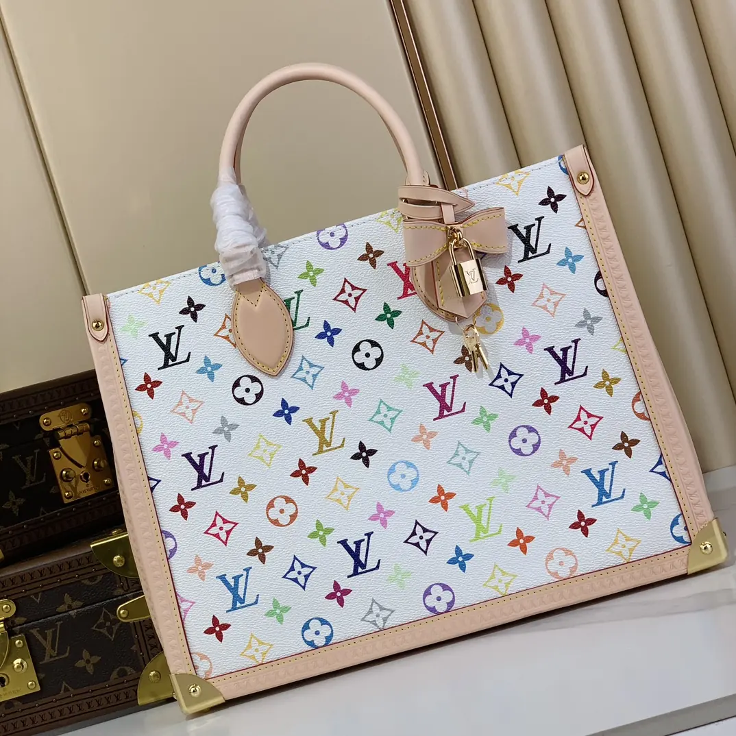 LV Style White Leather Top Handle Bag Lookbook Reference image 1
