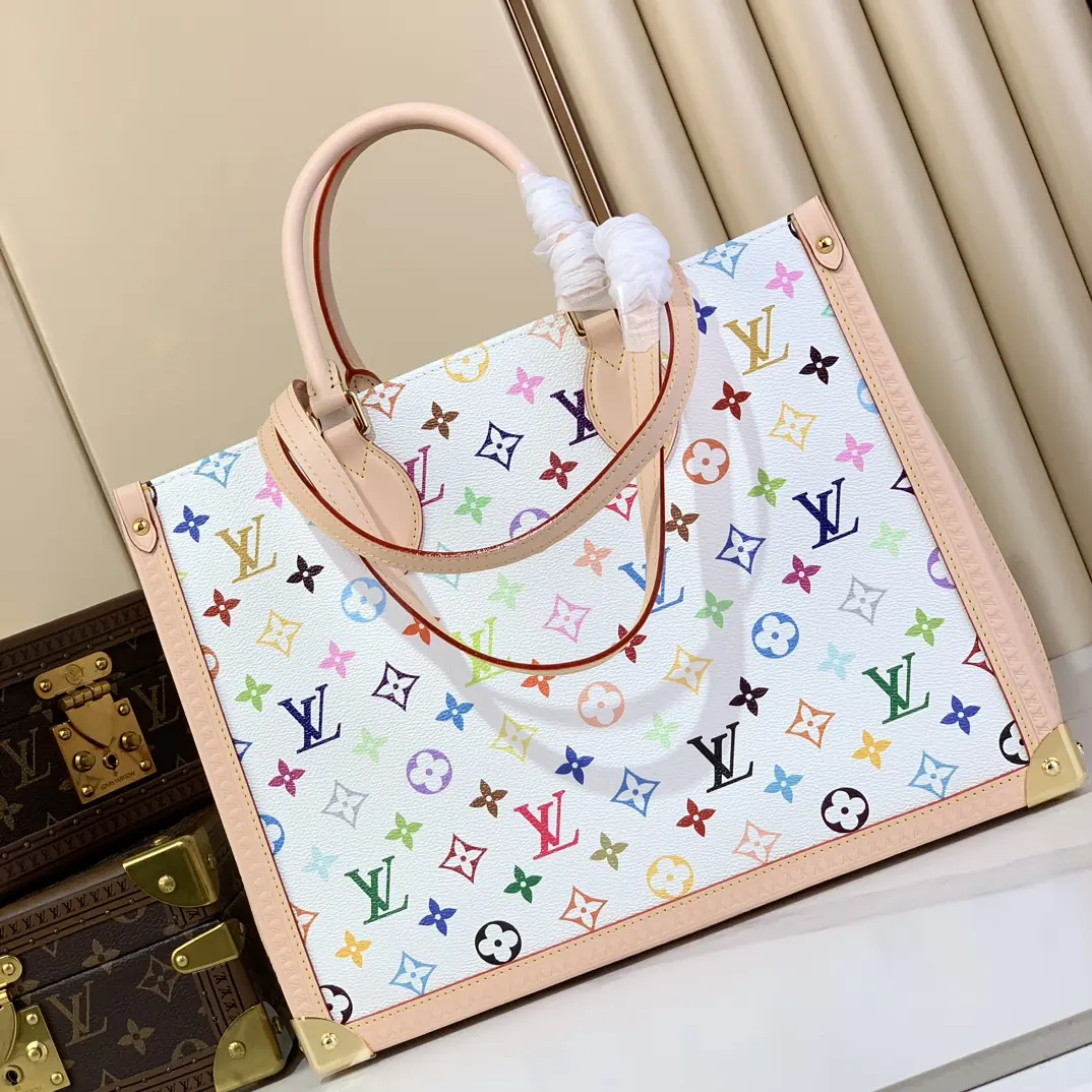 LV Style White Leather Top Handle Bag Lookbook Reference image 3