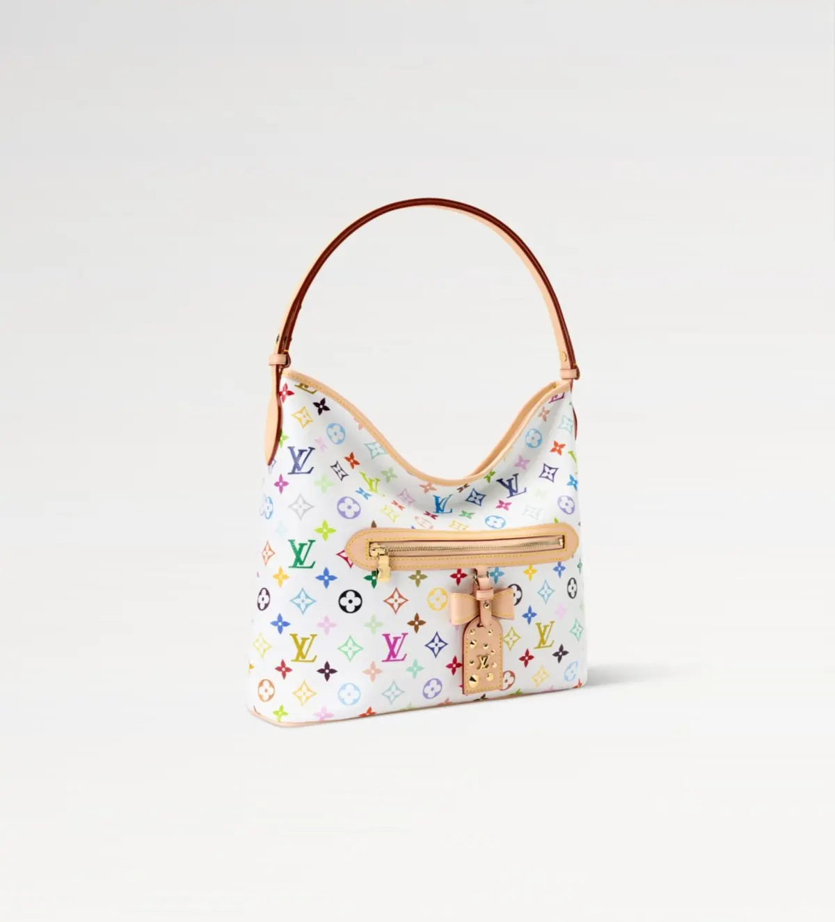 LV Style White Leather Top Handle Bag Lookbook Reference image 3