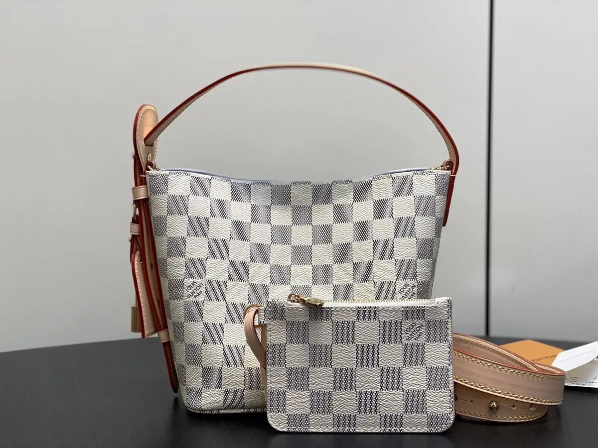 LV Style White Leather Top Handle Bag Lookbook Reference image 2