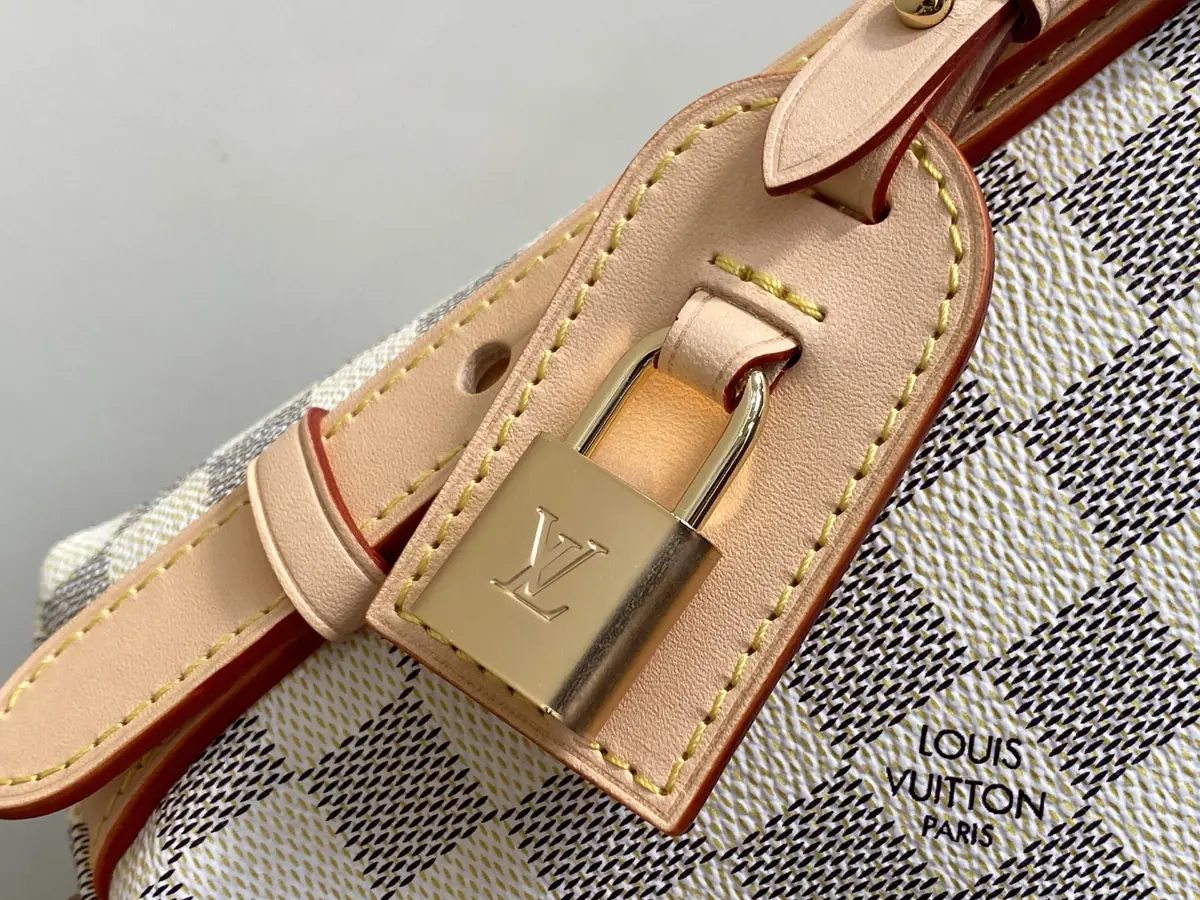 LV Style White Leather Top Handle Bag Lookbook Reference image 6
