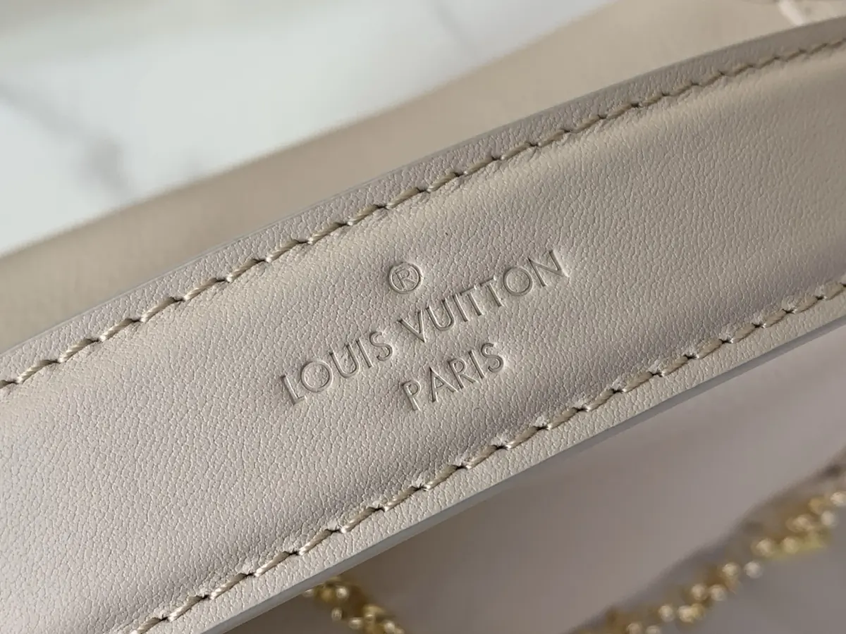 LV Style White Leather Top Handle Bag Lookbook Reference image 5