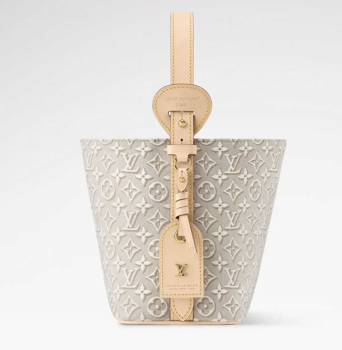 LV Style White Leather Top Handle Bag style reference detail image 6 from source 787719