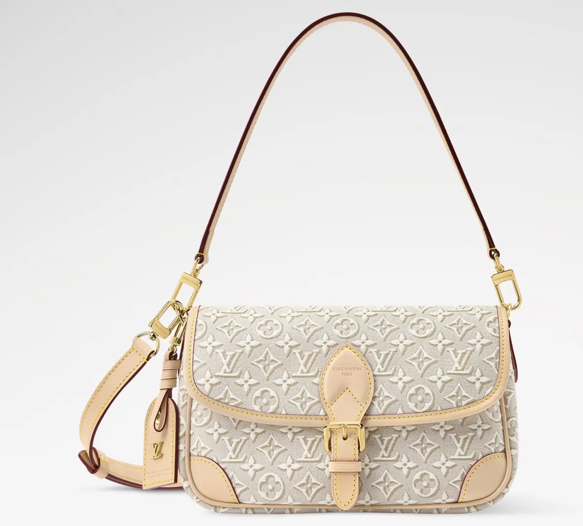 LV Style White Leather Top Handle Bag style reference detail image 1 from source 787720