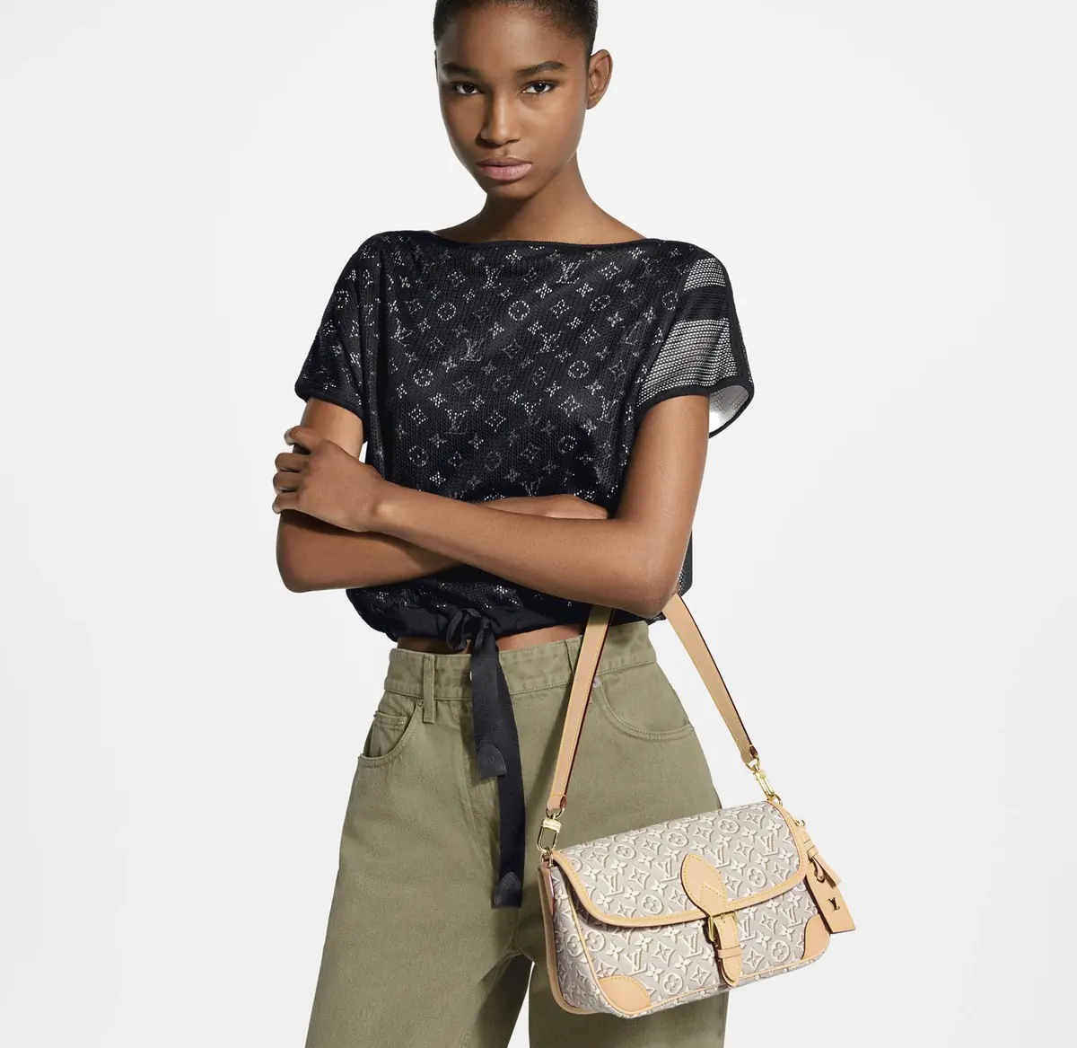 LV Style White Leather Top Handle Bag style reference detail image 6 from source 787720