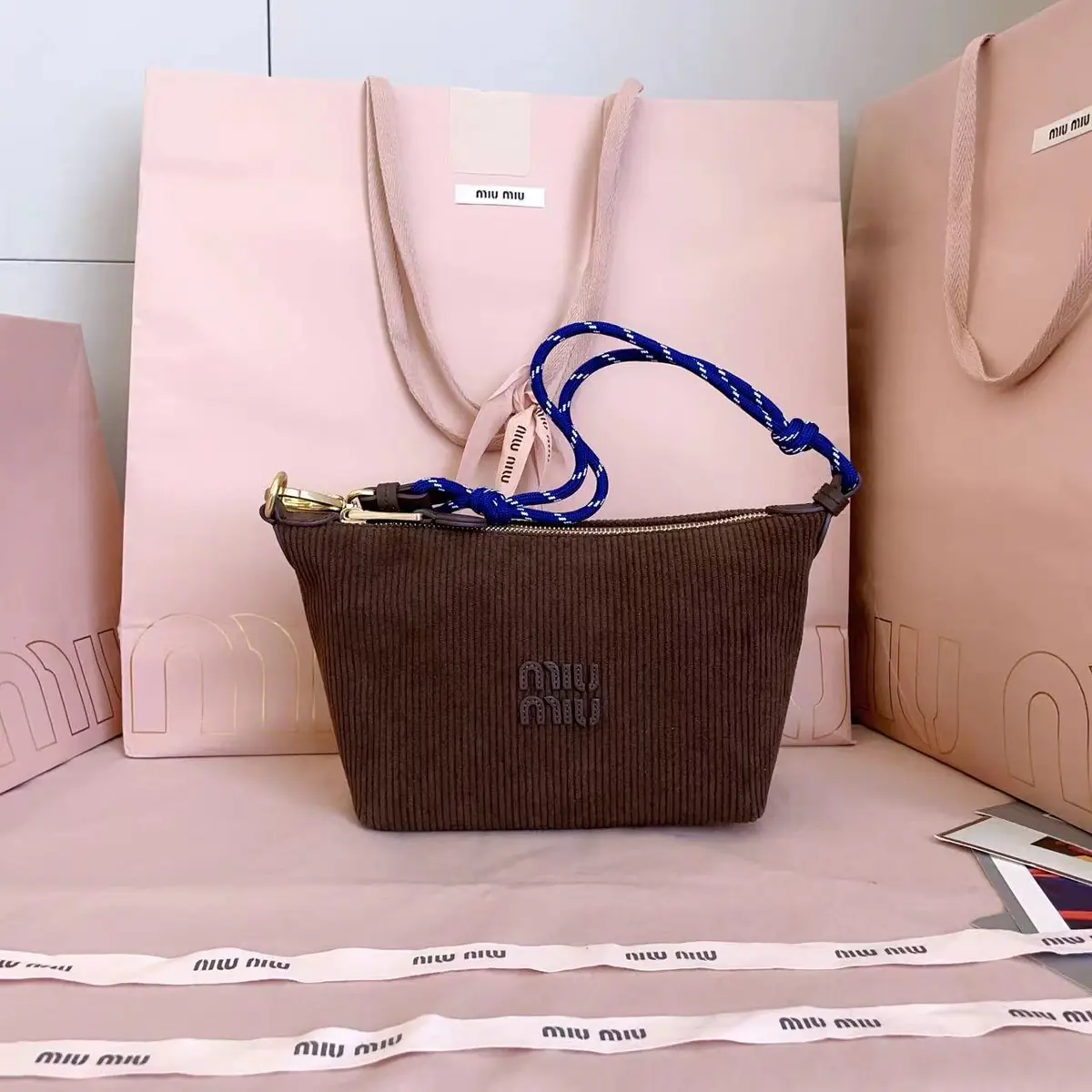 Miu Miu Style Canvas Crossbody Bag Lookbook Reference image 1