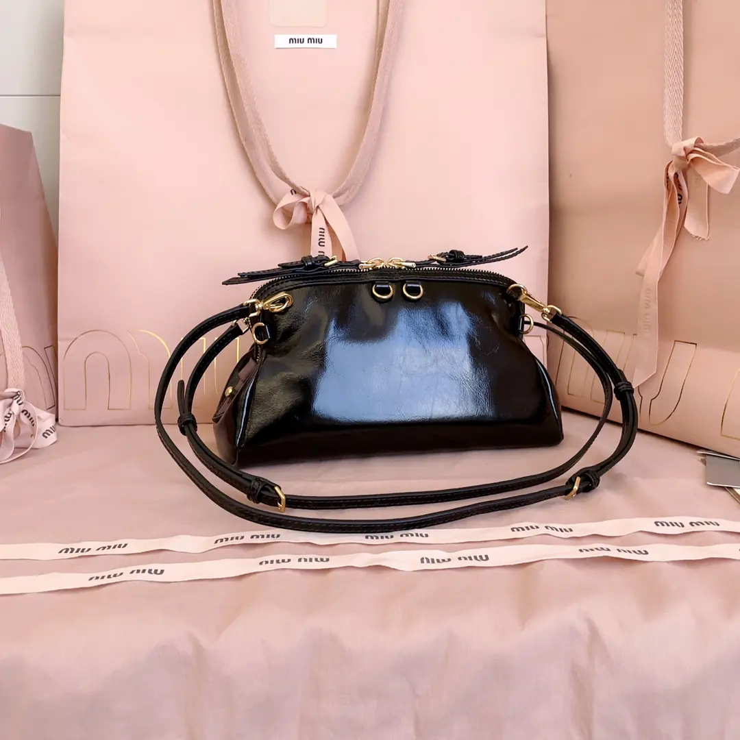 Miu Miu Style Leather Backpack Lookbook Reference image 3