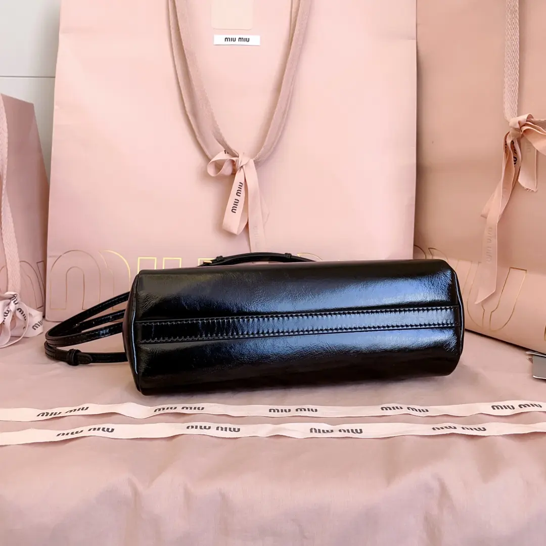 Miu Miu Style Leather Backpack Lookbook Reference image 4