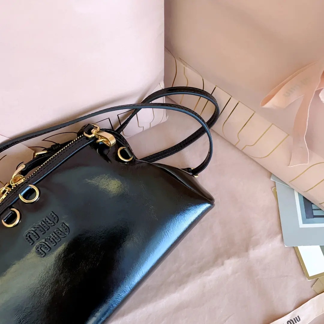 Miu Miu Style Leather Backpack Lookbook Reference image 5