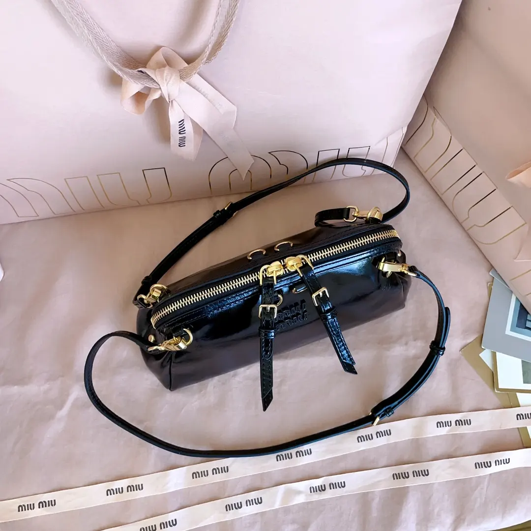 Miu Miu Style Leather Backpack Lookbook Reference image 6